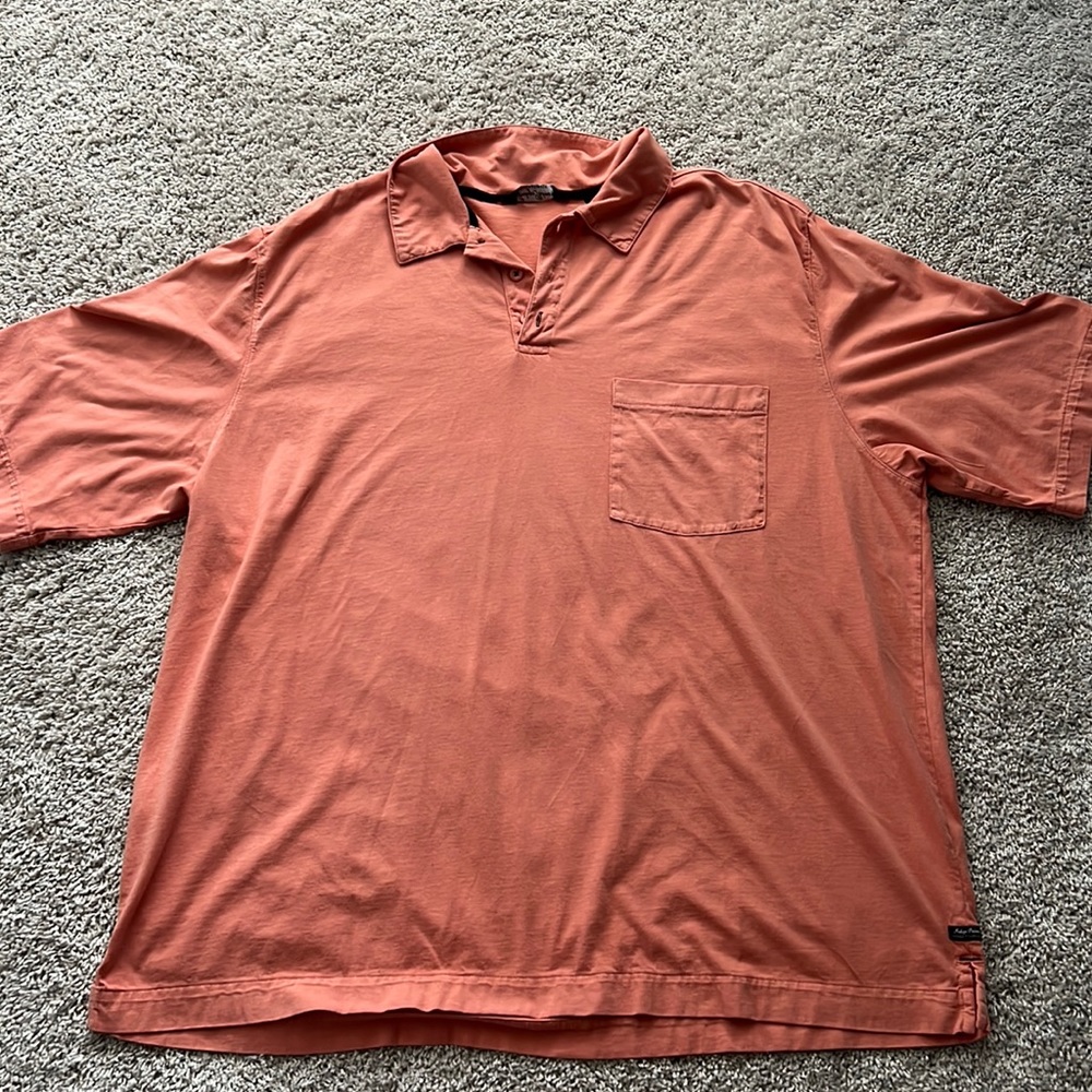 Indigo Palmse collared pocket tee